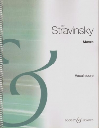 Stravinsky Mavra Vocal Score Sheet Music Songbook