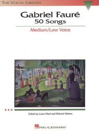 Faure 50 Songs Medium/low Voice Sheet Music Songbook