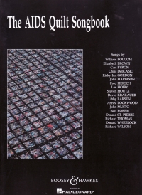 Aids Quilt Songbook Vab-303 Sheet Music Songbook