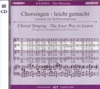 Handel Messiah Musicpartner Cd Alto Part Sheet Music Songbook