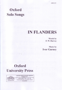 In Flanders Gurney Solo Vocal Sheet Music Songbook