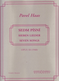Haas Seven Songs In Folk Style Op18 (1940) Sheet Music Songbook