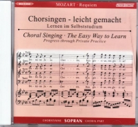 Mozart Requiem Musicpartner Cd Soprano Part Sheet Music Songbook
