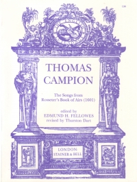 Campion Rosseters Book Of Ayres Songs From Sheet Music Songbook