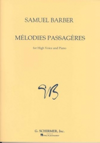 Barber Melodies Passageres High Sheet Music Songbook