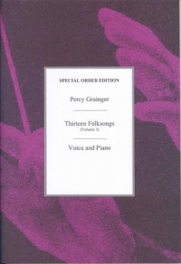 Grainger Folk Song Arrangements Book 1 Songs Sheet Music Songbook