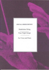 Dring Four Night Songs High Voice Sheet Music Songbook