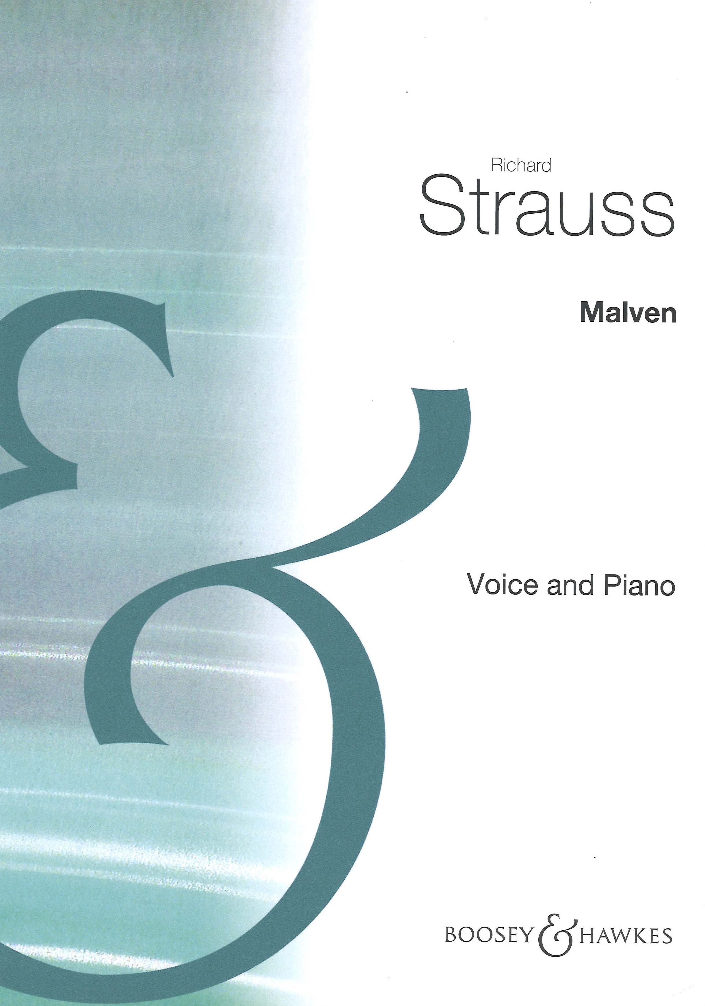 Strauss Malven Medium Voice & Piano Sheet Music Songbook