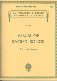 Album Of Sacred Songs Low Voice Sheet Music Songbook