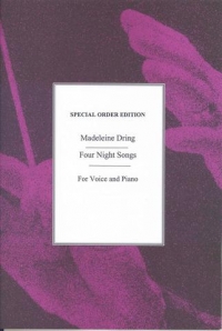 Dring Night Songs (4) Voice & Piano Sheet Music Songbook