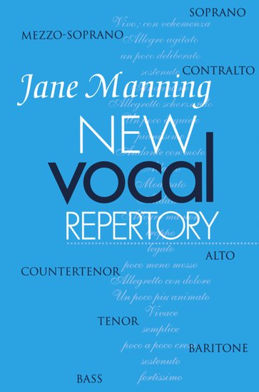 New Vocal Repertory An Introduction Manning Sheet Music Songbook