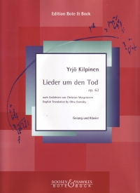 Kilpinen Death Songs Op62 Medium Voice & Piano Sheet Music Songbook