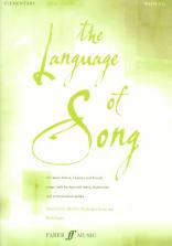 Language Of Song Elementary Low Voice Book & Cd Sheet Music Songbook