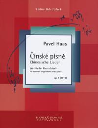 Haas Chinese Songs Op4 Czech/ger Medium Voice Sheet Music Songbook