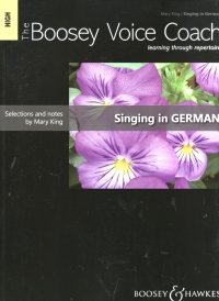 Boosey Voice Coach Singing In German King High Sheet Music Songbook