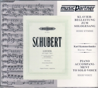 Schubert Lieder Vol 1 Winterreise High Voice Cd Sheet Music Songbook