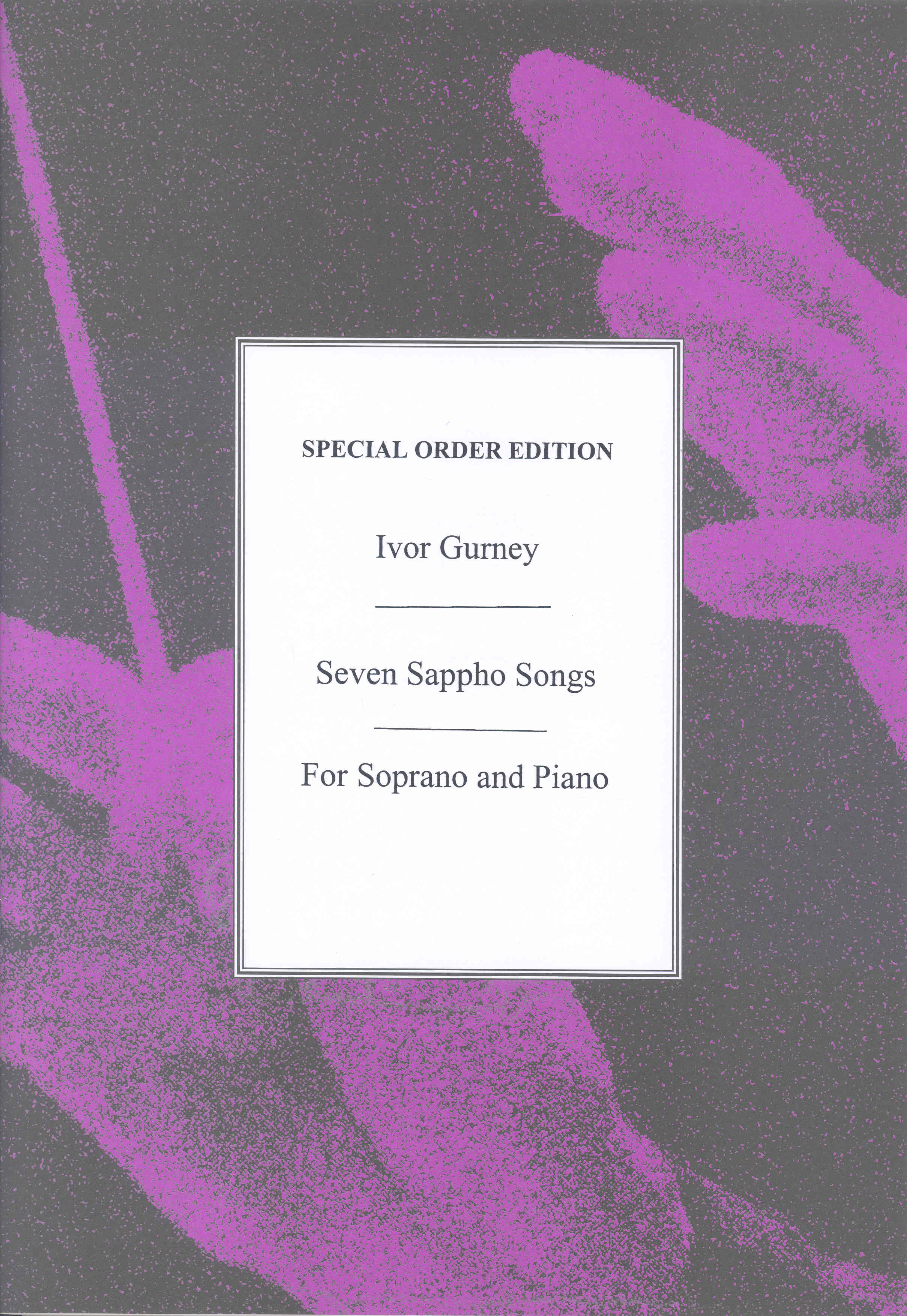 Gurney 7 Sappho Songs Sheet Music Songbook