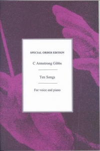 Armstrong Gibbs 10 Songs High Voice Sheet Music Songbook