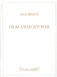 Beeson From A Watchtower Soprano & Piano Sheet Music Songbook