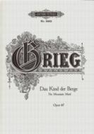 Grieg Mountain Maid (das Kind Der Berge) Haugtussa Sheet Music Songbook