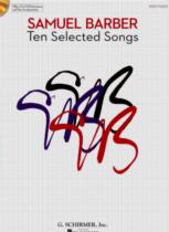 Barber Ten Selected Songs High Voice Book & Cd Sheet Music Songbook
