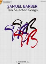 Barber Ten Selected Songs Low Voice Book & Cd Sheet Music Songbook