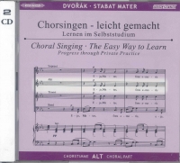 Dvorak Stabat Mater Alto Part (musicpartner Cd) Sheet Music Songbook