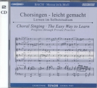 Bach Mass Bmin Tenor Part Musicpartner Cd Sheet Music Songbook