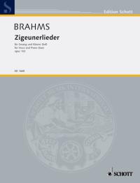 Brahms Zigeunerlieder Gypsy Songs Low Voice & Pf Sheet Music Songbook