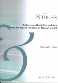 Strauss Zerbinettas Recitative From Ariadne Sop Sheet Music Songbook