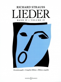 Strauss R Lieder Orchestral Songs Vol 4 Sheet Music Songbook