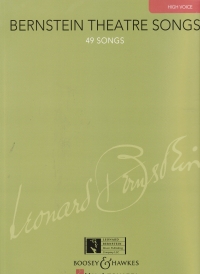 Bernstein Theatre Songs High Voice & Piano Sheet Music Songbook