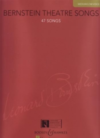 Bernstein Theatre Songs Medium/low Voice & Piano Sheet Music Songbook