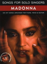 Songs For Solo Singers Madonna Book & Cd Sheet Music Songbook