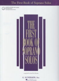 First Book Of Soprano Solos Book & Audio Sheet Music Songbook