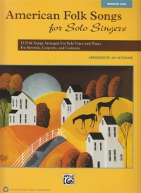 American Folk Songs For Solo Singers Low Sheet Music Songbook