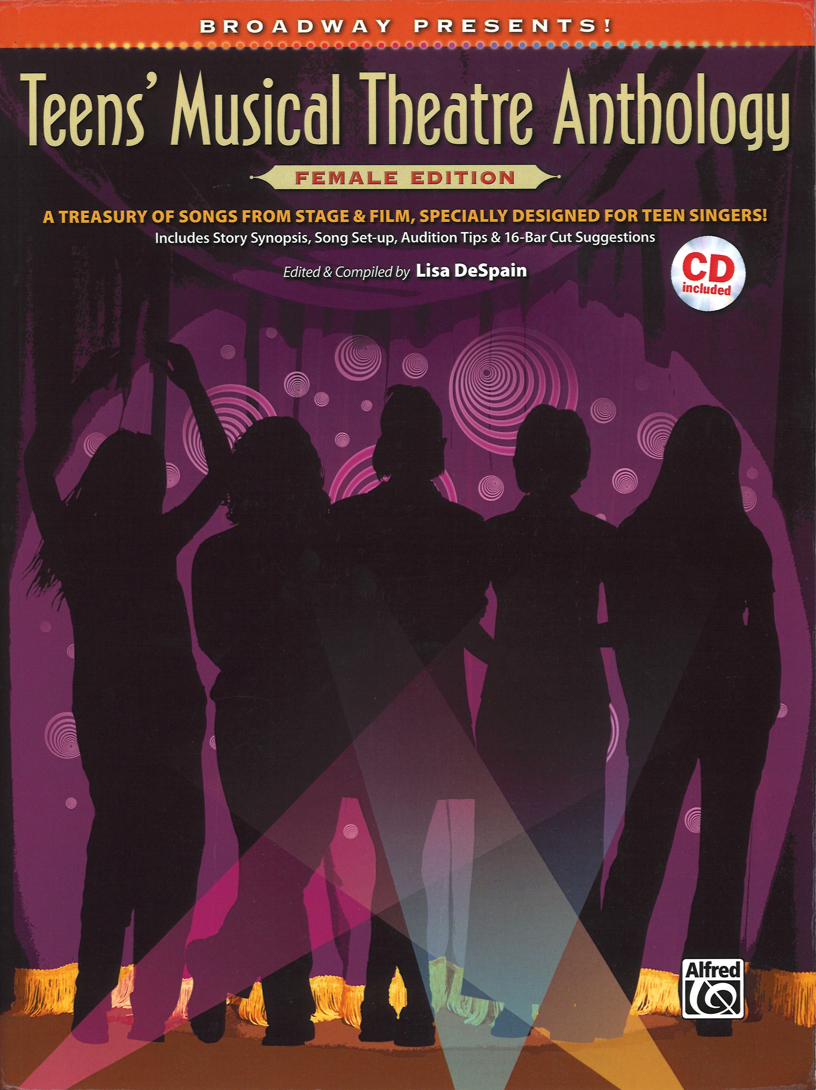 Teens Musical Theatre Anthology Female + Cd Sheet Music Songbook