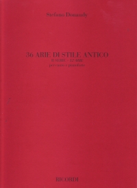 Donaudy 36 Arias Series Volume 2 Songs Sheet Music Songbook