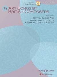 15 Art Songs By British Composers High + Cd Sheet Music Songbook