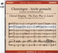 Bach Mass Bmin Soprano 2 Part Musicpartner Cd Sheet Music Songbook