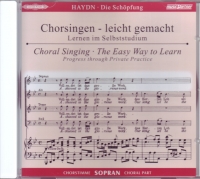 Haydn Creation Musicpartner Cd Soprano Sheet Music Songbook