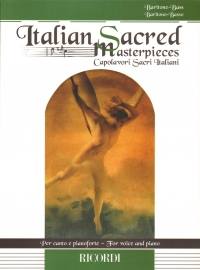 Italian Sacred Masterpieces Baritone & Bass Sheet Music Songbook
