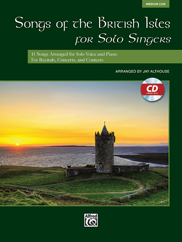 Songs Of The British Isles Solo Singers Low + Cd Sheet Music Songbook