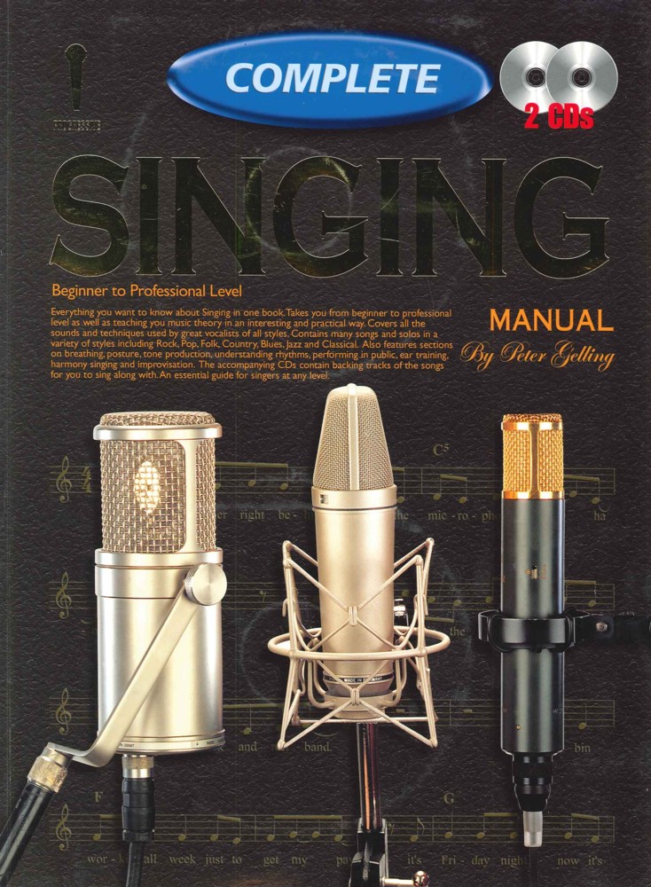 Complete Singing Manual Gelling + 2 Cds Sheet Music Songbook