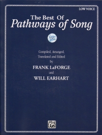 Best Of Pathways Of Song Low Voice + 2cds Sheet Music Songbook