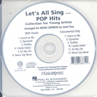 Lets All Sing Pop Hits Accompaniment Cd Only Sheet Music Songbook