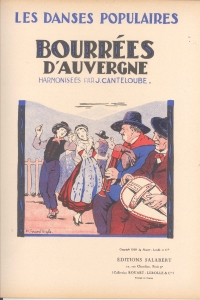 Canteloube Bourrees Dauvergne Voice & Piano Sheet Music Songbook