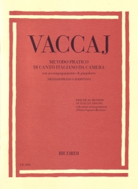 Vaccai Practical Method Of Italian Singing Med Vce Sheet Music Songbook