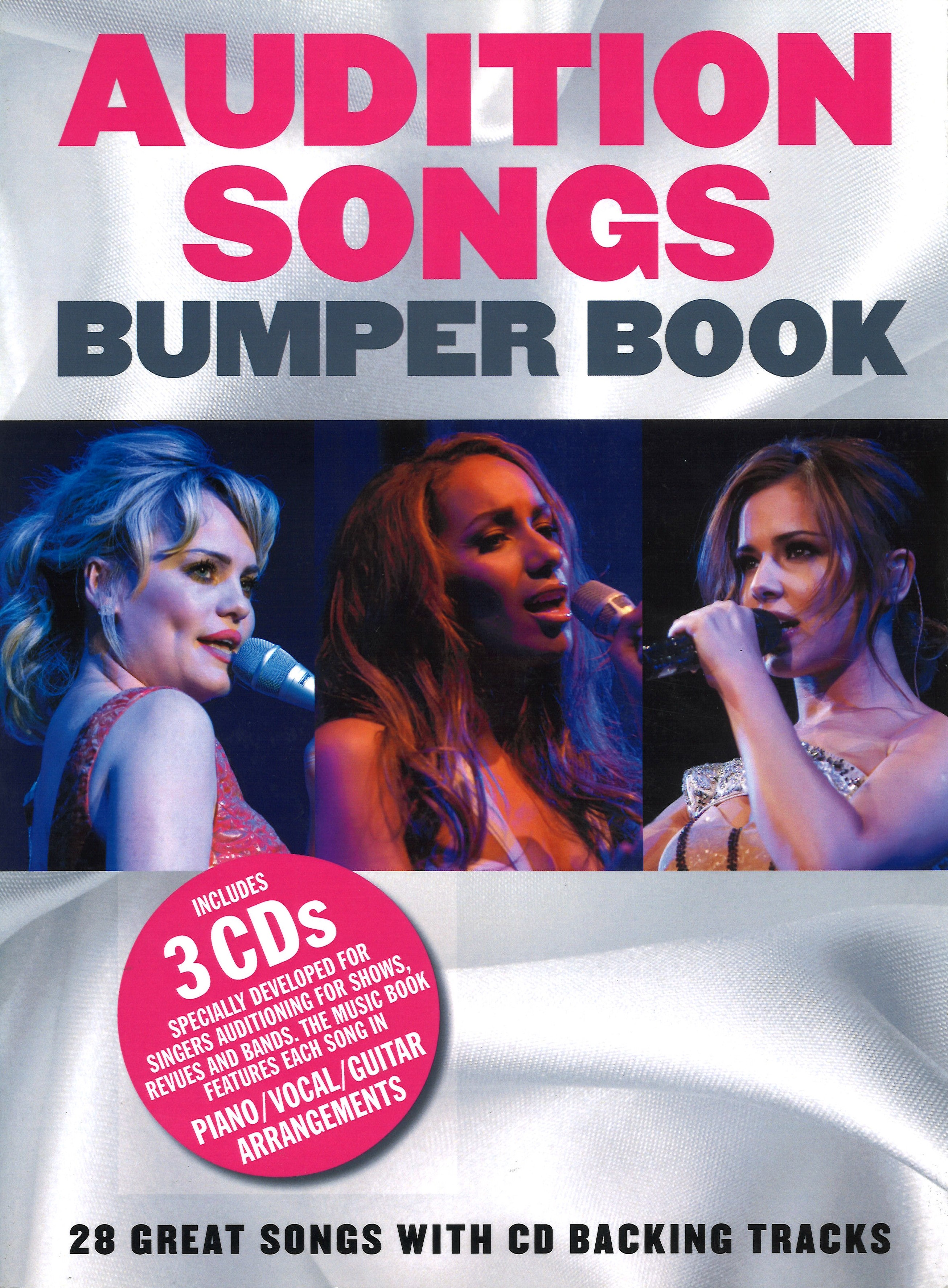 Audition Songs Bumper Book + 3 Cds Sheet Music Songbook