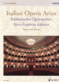 Italian Opera Arias Licciarda Tenor & Piano Sheet Music Songbook